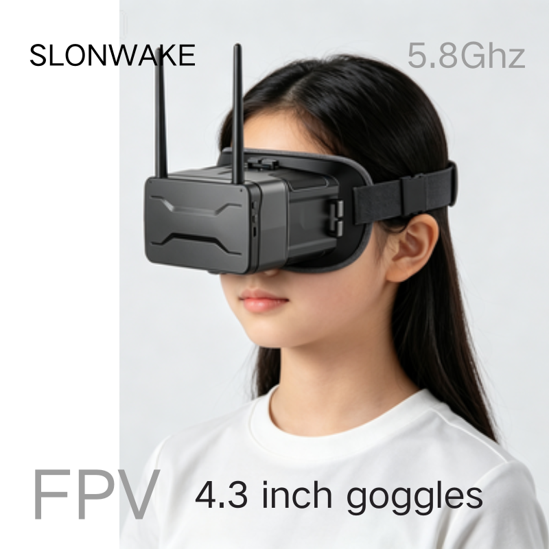 Fpv Drone Goggles - نظارات FPV بتردد 5.8 جيجاهرتز، شاشة