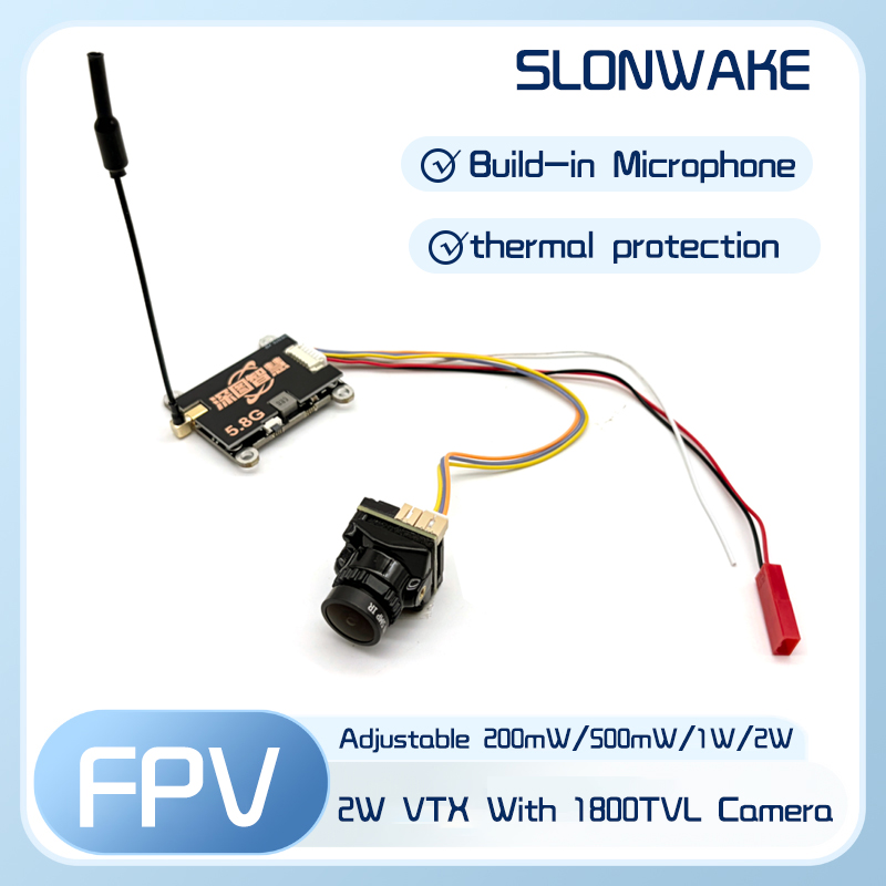 جهاز إرسال SLONWAKE 5.8G 56CH  - مراجعة Fpv Drone Quadcopter وسعره