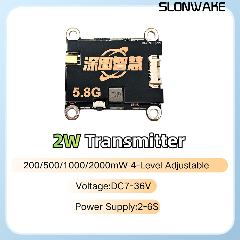 جهاز إرسال SLONWAKE 5.8G 56CH  - مراجعة Fpv Drone Quadcopter وسعره